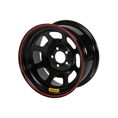 Bassett Wheel 14" x 7" 5 x 4.5" 3.75" BS Black