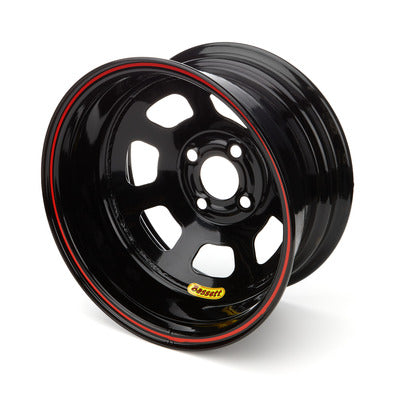 Bassett Wheel 14" x 7" D-Hole 4x 4.25" 1" BS Black