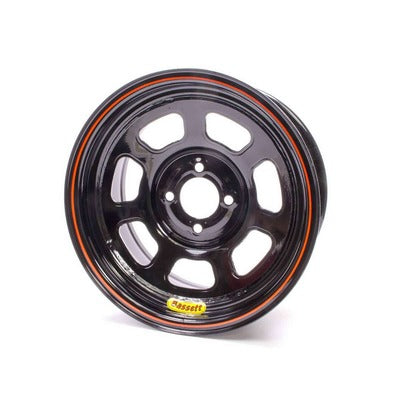 Bassett Wheel 14" x 7" D-Hole 4x4.25 in 4" bs Black