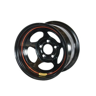 Bassett Wheel 15" x 10" 2" BS 5x5 Black Inertia