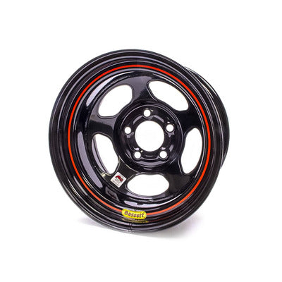 Bassett Wheel 15" x 10" 5x5 Black Inertia 6" BS