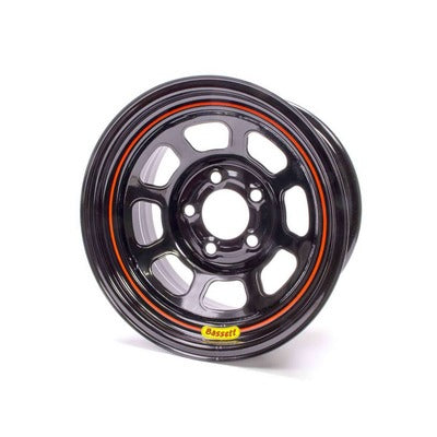 Bassett Wheel 15" x 10" 5x5 Black Spun