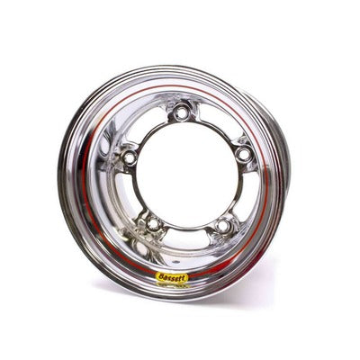Bassett Wheel 15" x 10" Wide 5 Chrome Spun