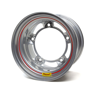 Bassett Wheel 15" x 10" Wide 5 5" BS L/W Silver