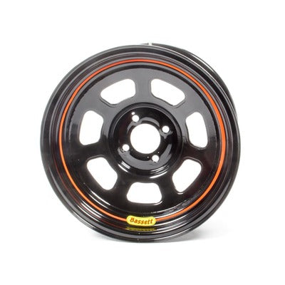 Bassett Wheel 15" x 7" 4x100mm D- Hole 4" BS Black
