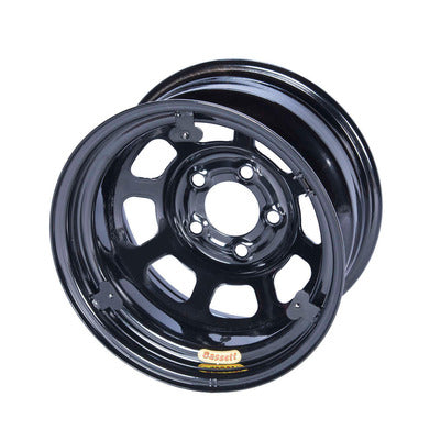 Bassett Wheel 15" x 8" IMCA Black Inertia 5x5 w/Tab