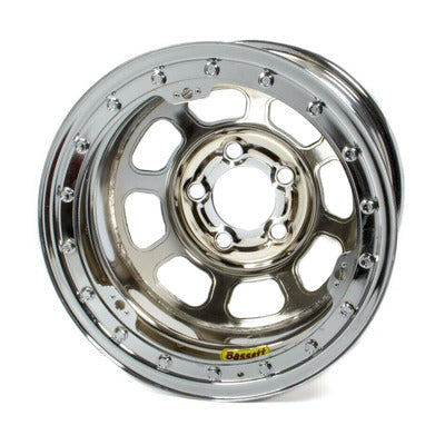 Bassett Wheel 15" x 8" B/L Chrome Wheel 5x5 5" BS
