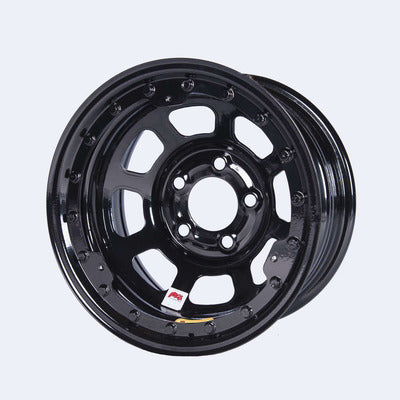 Bassett Wheel 15" x 8" IMCA B/Lock Black D-Hole 5x4.75