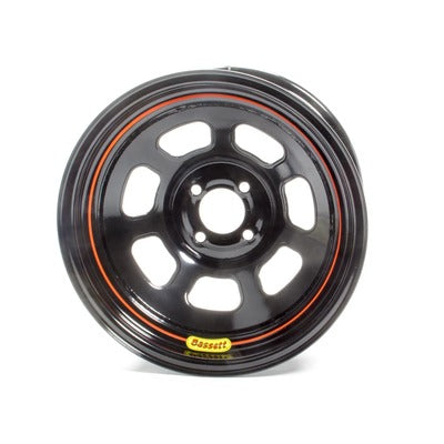Bassett Wheel 15" x 8" D-Hole 4x100 mm 4" BS Black