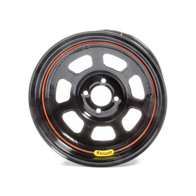 Bassett Wheel 15" x 8" D-Hole 4x100 mm 5" BS Black