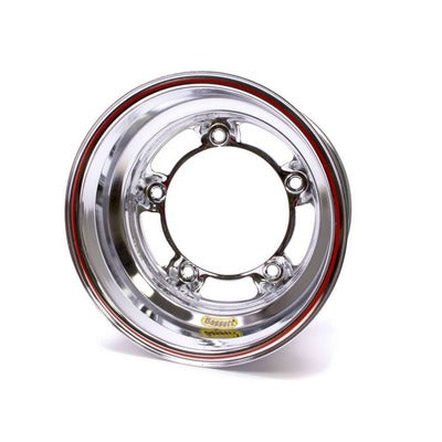 Bassett Wheel 15" x 8" Wide 5 Chrome Spun