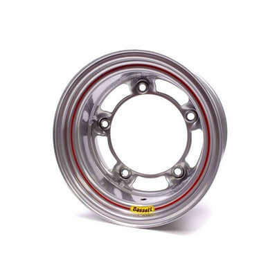 Bassett Wheel 15" x 8" Wide 5 Silver Spun