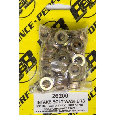 B and B Intake Bolt Washers - 3/8" .625" OD (100)