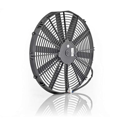Be-Cool 16" Electric Cooling Fan Euro Black Thin Line