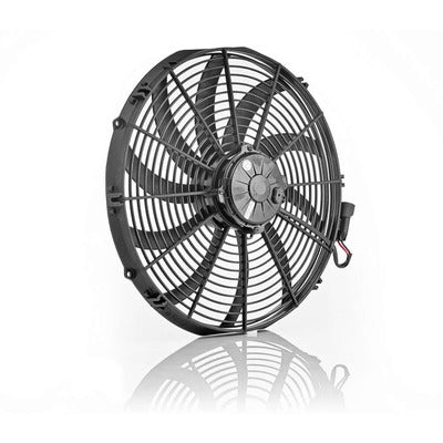 Be-Cool 16" Electric Cooling Fan Euro Black Super Duty Puller