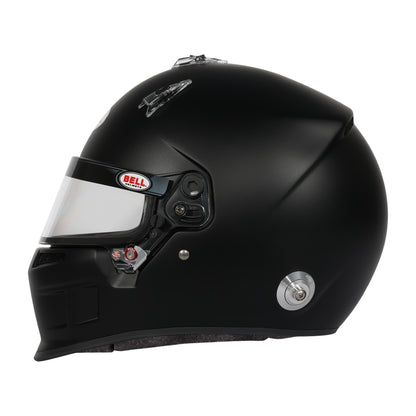 Bell XR7 Helmet, SA2025/FIA, Flat Black (left side)