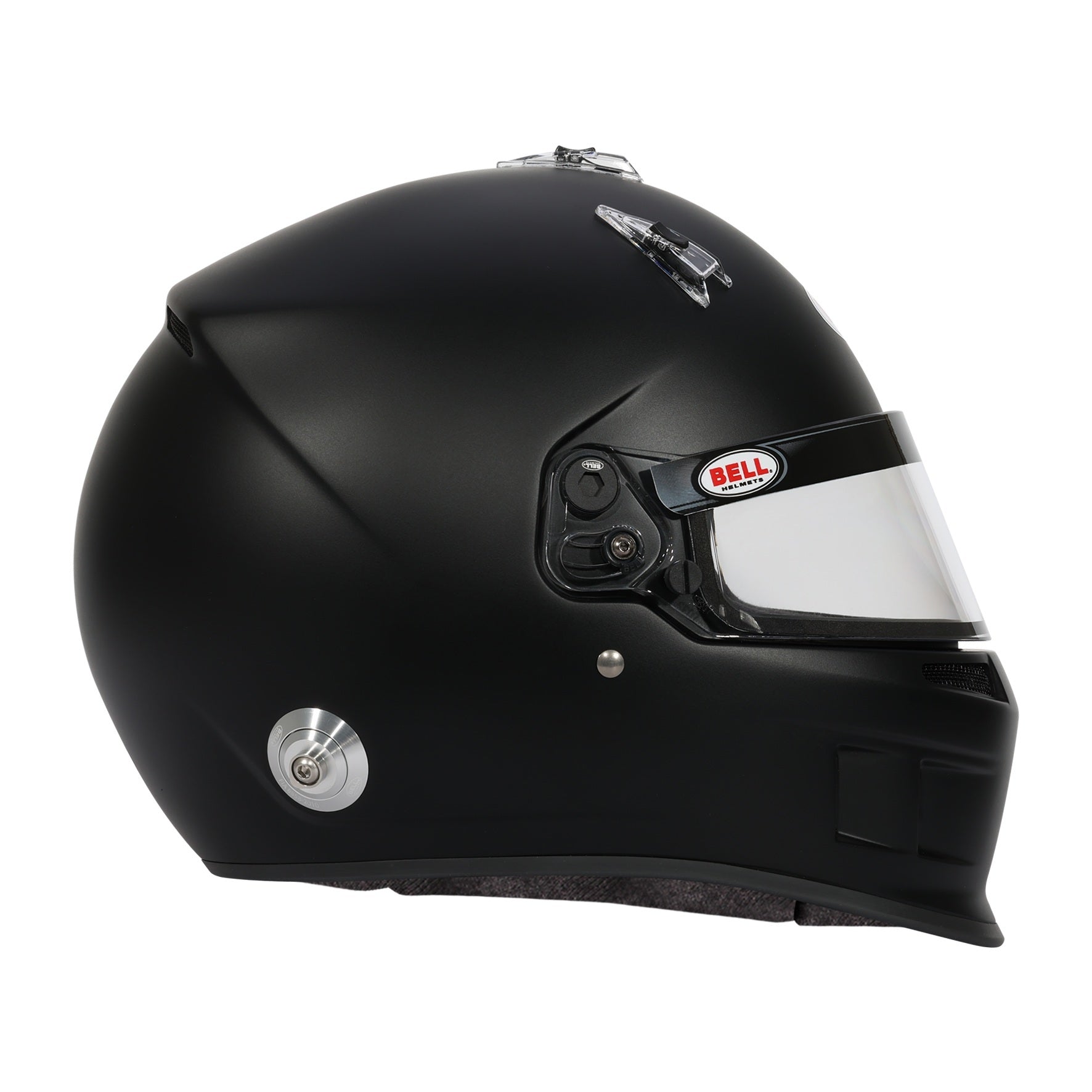 Bell XR7 Helmet, SA2025/FIA, Flat Black (right side)