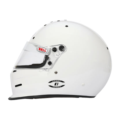 Bell K1 Sport Helmet, SA2025 (White), Left View