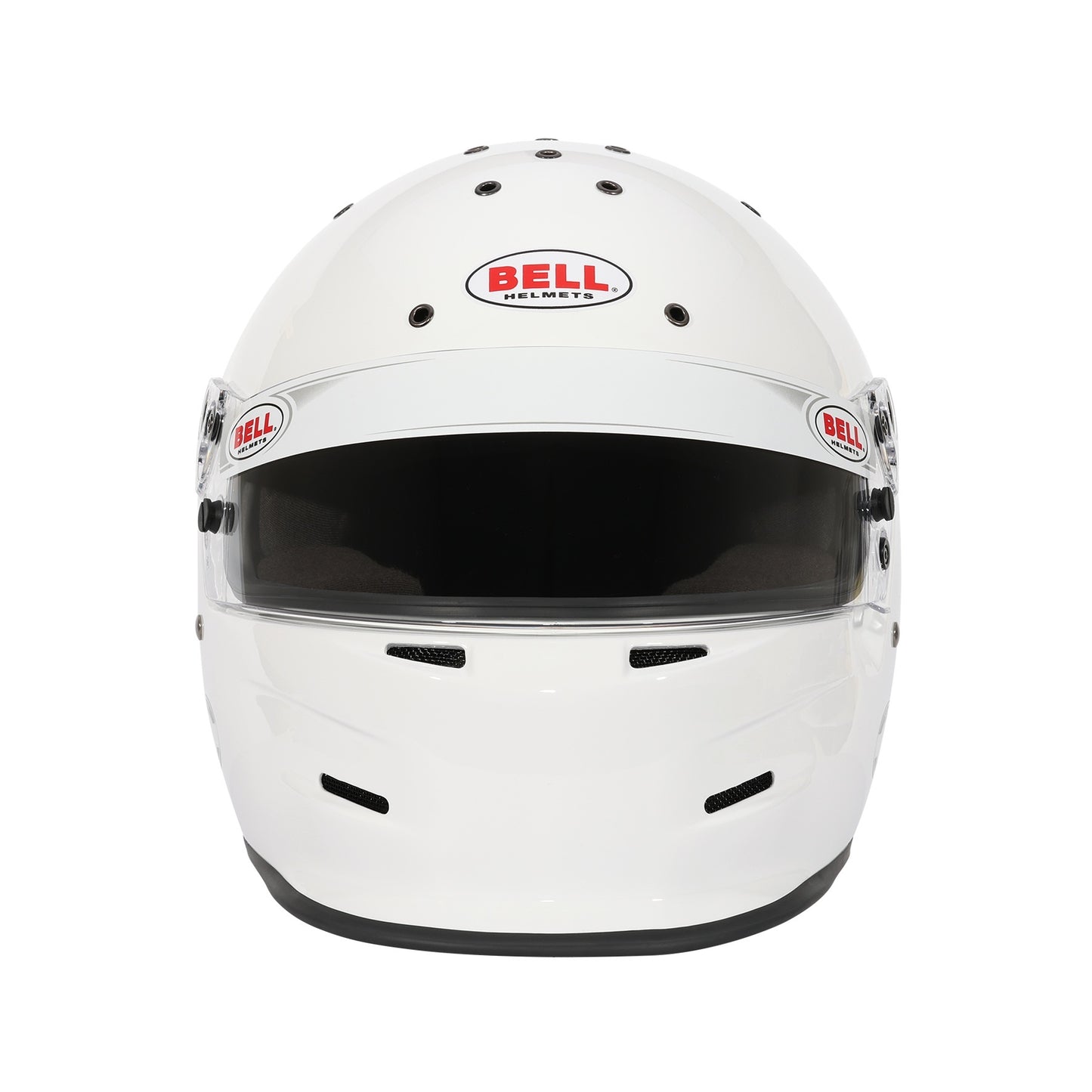 Bell K1 Sport Helmet, SA2025 (White), view of front