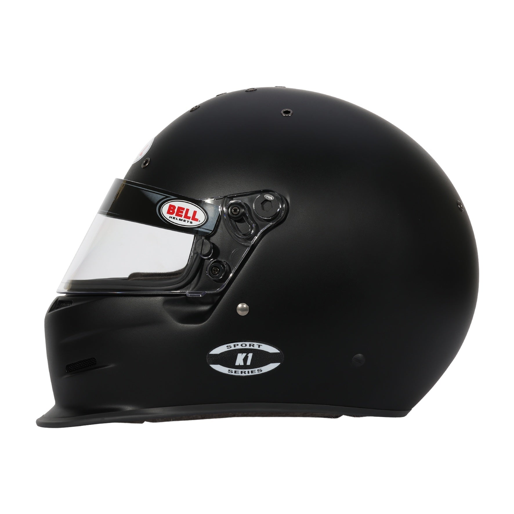 Bell K1 Sport Helmet, SA2025 (Side View, Matte Black)