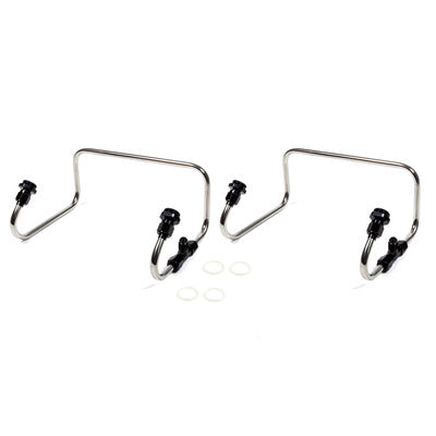 The Blower Shop Dual Inlet Fuel Line Kit Holley 4150 4372-AB