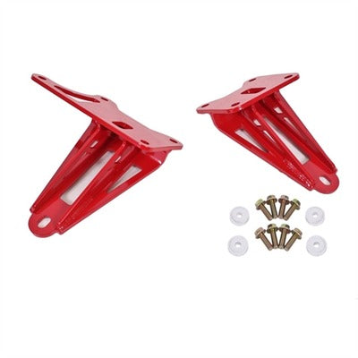 BMR Motor Mount Brackets 15-17 Mustang (Red)