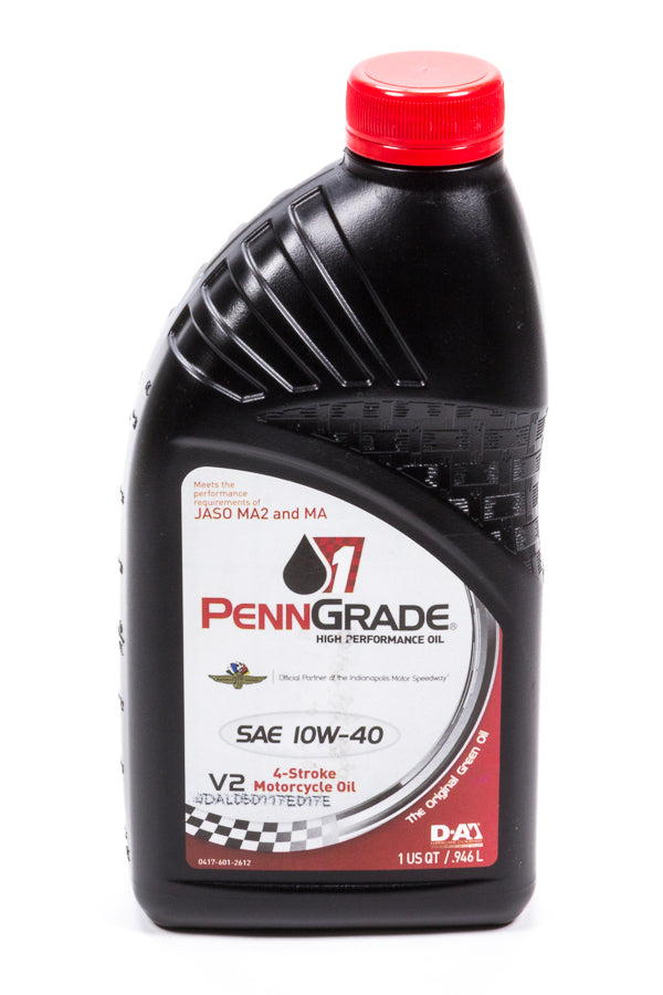 PennGrade 1 V-Twin 4-Stroke Motorcycle Oil 10W40 71566 