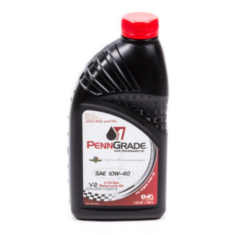 PennGrade 1 V-Twin 4-Stroke Motorcycle Oil 10W40 71566 