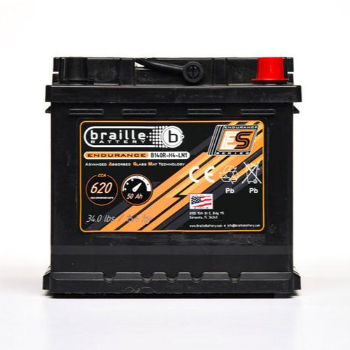 Braille 140R-H4-LN1 Endurance AGM Battery 620 CCA