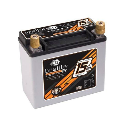 Braille Racing Battery 15lbs 1067 PCA 6.8x3.3x6.1 B2015