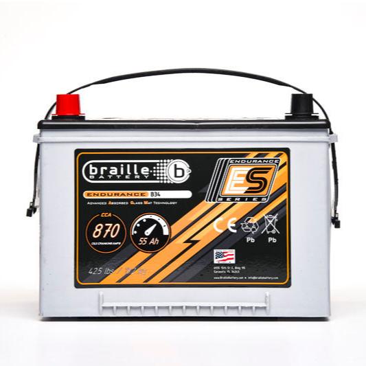 Braille 34 Endurance AGM Battery 870 CCA