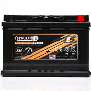 Braille 48-H6-L3 Endurance AGM Battery 880CCA