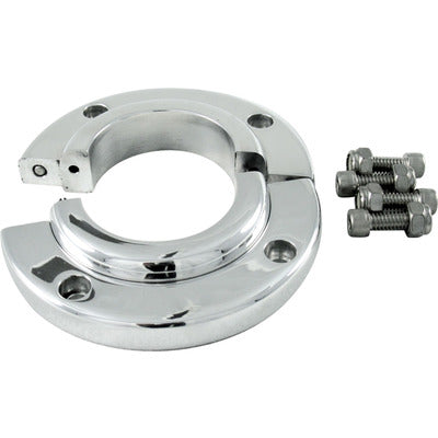 Borgeson Split Swivel Floor Mount for 2" Column Polished