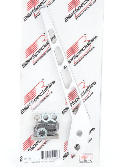 Billet Specialties Shift Lever Grid 10" Polished 266120