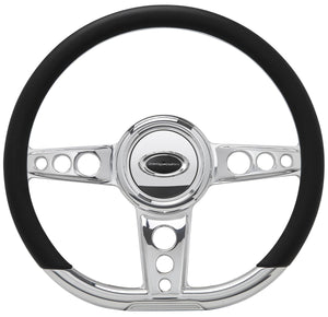 Billet Specialties Steering Wheel 14" D-Shape Trans Am Polished 29427