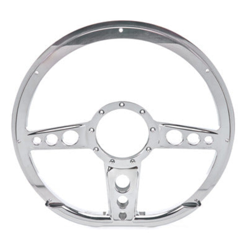 Billet Specialties Steering Wheel 14" D-Shape Trans Am Polished