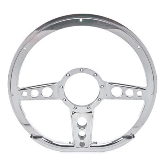 Billet Specialties Steering Wheel 14" D-Shape Trans Am Polished