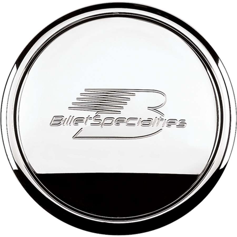 Billet Specialties Horn Button Billet Logo Polished 32620