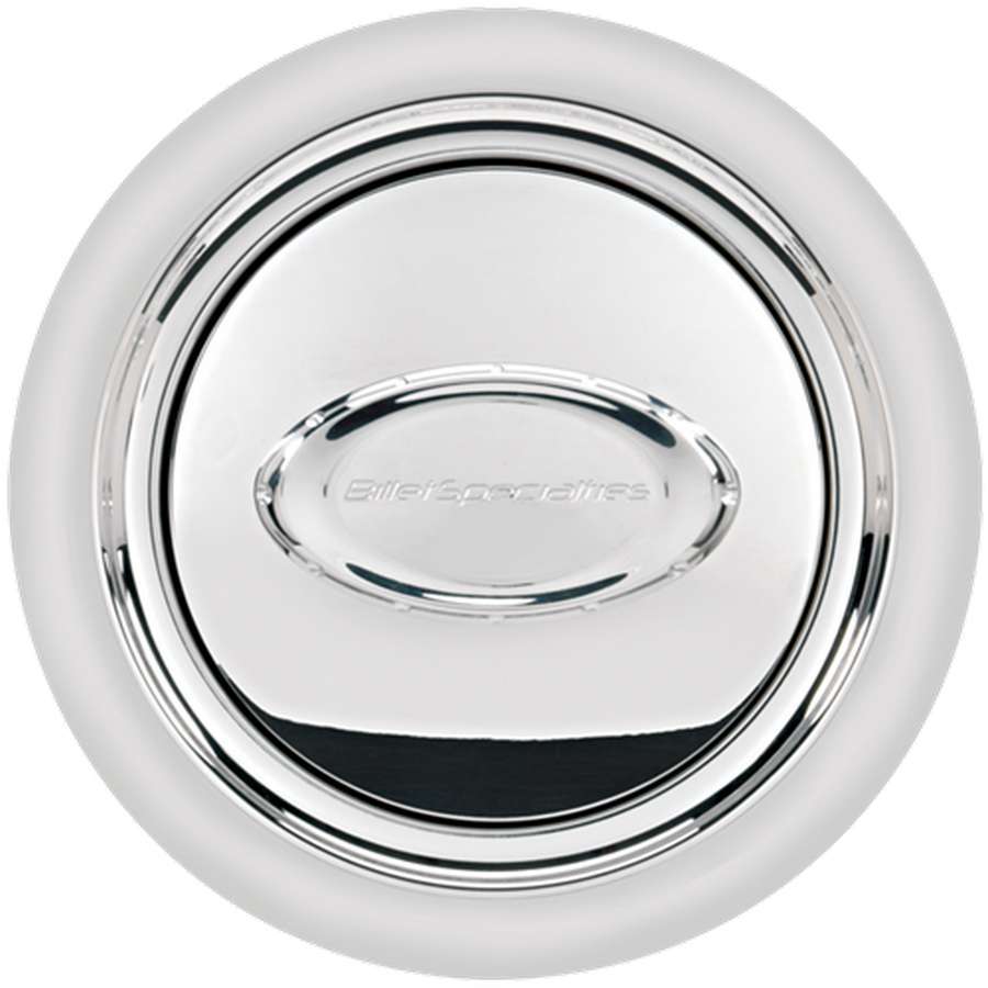 Billet Specialties Horn Button Smooth Polished w/Logo 32720