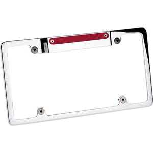 Billet Specialties License Frame w/3rd Brake Light Polished 55520