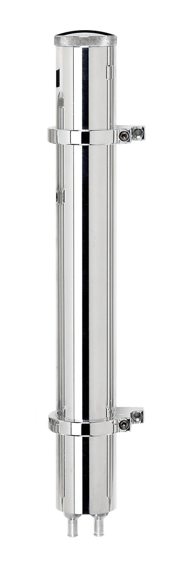 Billet Specialties Overflow Tank 15" Smooth 77115