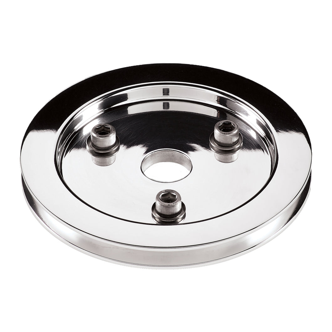 Billet Specialties Crankshaft Pulley BBC 1 GRV LWP Polished 79210