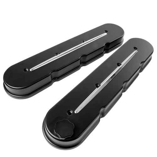 Billet Specialties LS Streamline Valve Cover Satin Black 95424