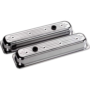 Billet Specialties SBC Centerbolt Valve Cover Ball Milled 95820