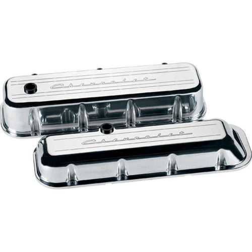 Billet Specialties BBC Valve Cover Chevy Logo Short 96023