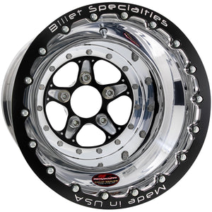 Billet Specialties Comp 5 Wheel SBL 15x10 4.5" Backspace BCSBL035106545