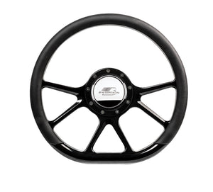 Billet Specialties Steering Wheel 14" D-Shape Prism BLK29475