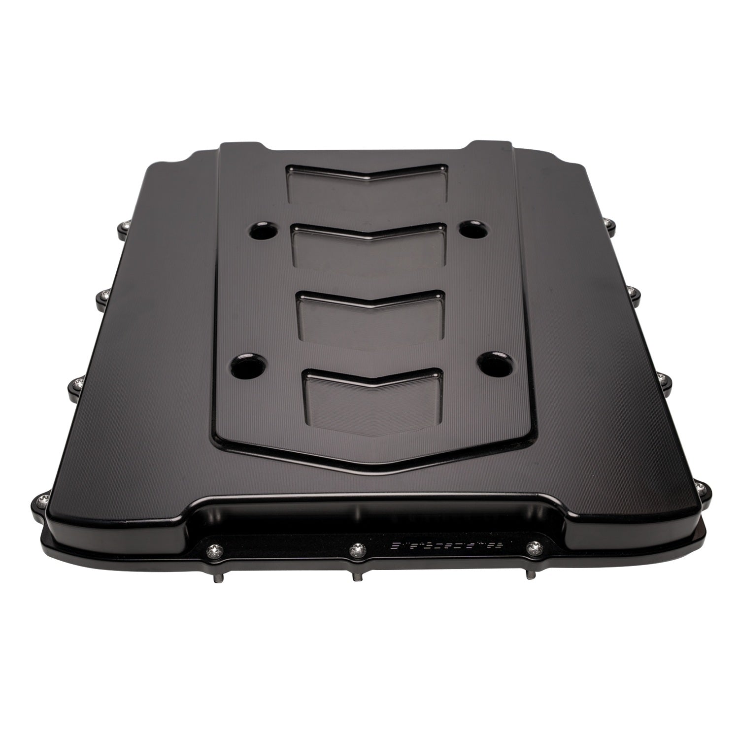 Billet Specialties LS GenV LT4 Supercharger Lid Chevron Black BLK95068