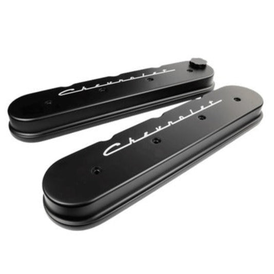 Billet Specialties LS Series Motor Valve Cover Chevrolet Logo