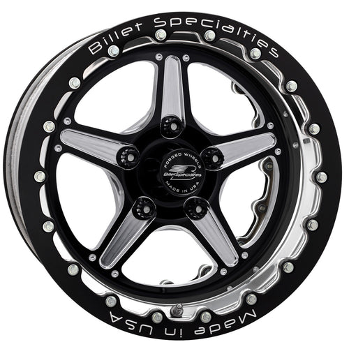 Billet Specialties Street Lite Wheel 15x12 Black 4.5